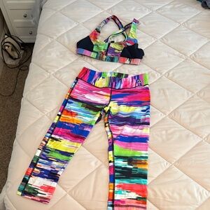 Trina Turk Multicolor Activewear Set